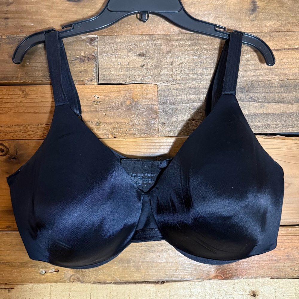 Bali Style 3W113B11 Black‎ 360 Smooth T-Shirt Bra 38DD